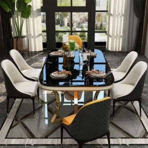 Luxury Dining Table in Black