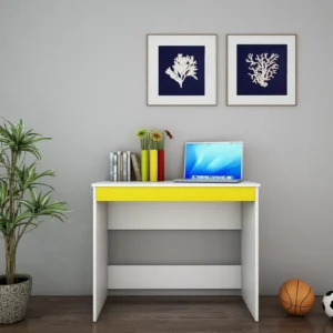 Study Table in White Color