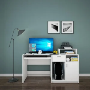 Study Table in White Color