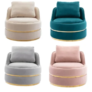 Upholstered Accent Sofa Chair With Pillow