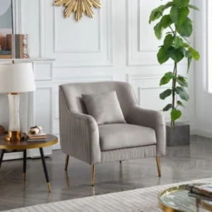 Straight Line Sofa Set in Grey